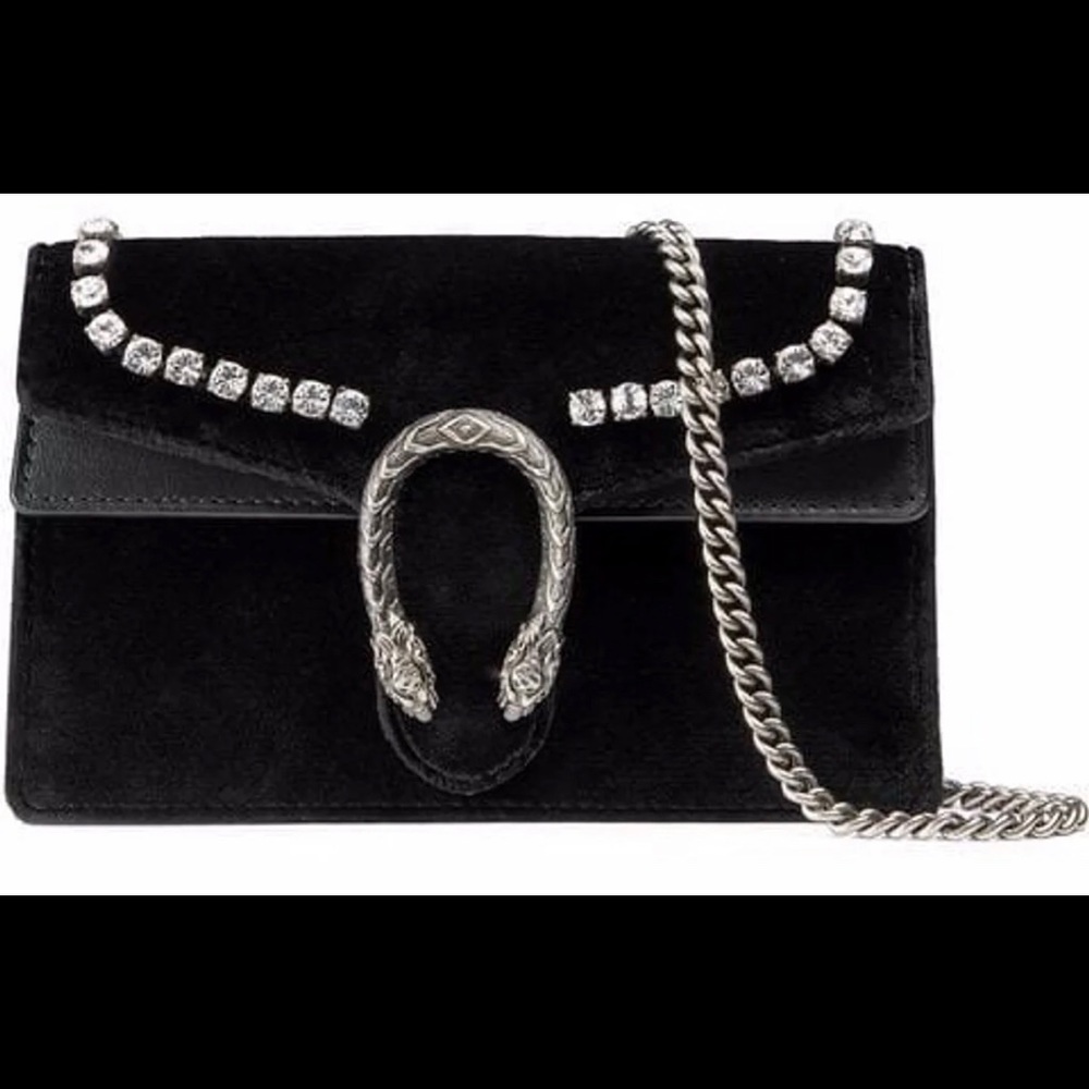 GUCCI BLACK SUEDE CROSS BODY BAG!